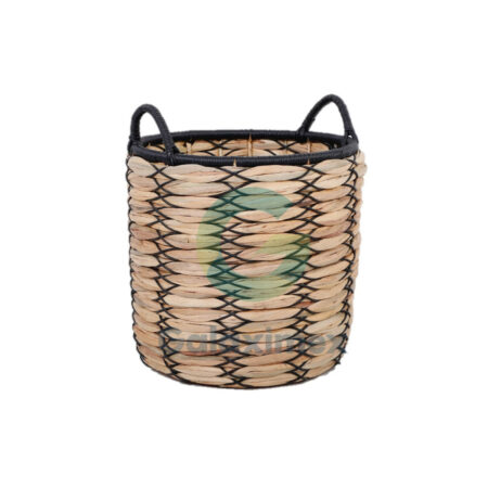 Black-water-hyacinth-plant-baskets-with-handles