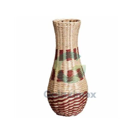 Woven-water-hyacinth-vase