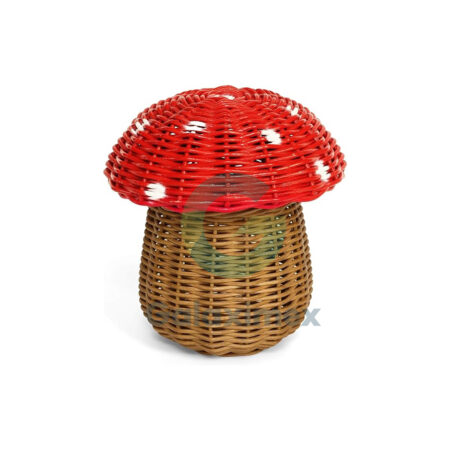 Rattan-mushroom-wicker-basket