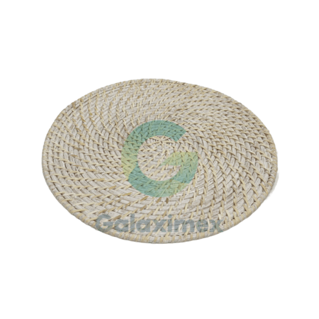 White-wash-rattan-plate