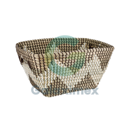 Woven baskets with handles