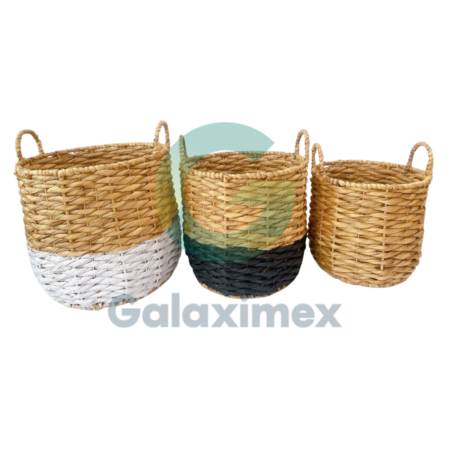 Elegant Natural Basket for Living Room Display