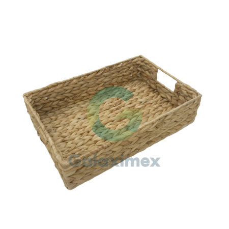 Multi Purpose Baskets from Water hyacinth with metal